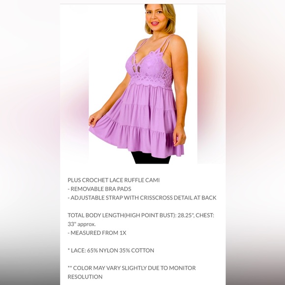Zenana - 🛍️🛍️Nwot cami Zenana 🛍️🛍️ - Picture 1 of 7